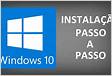 Instalação do Windows 10 a partir do Windows 7